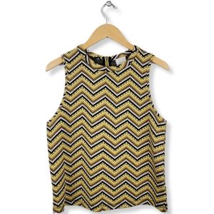 Anthropologie Postmark Zig Zag Boho Tank Top